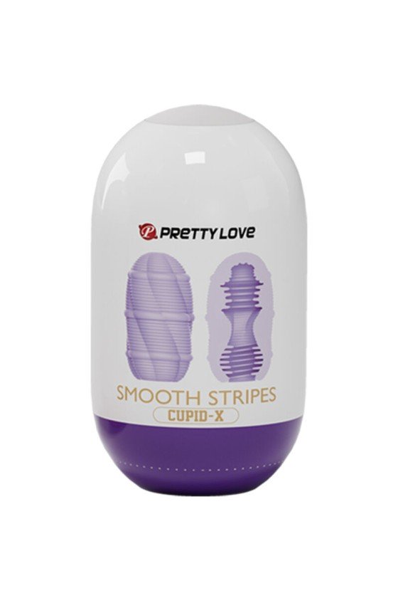 PRETTY LOVE - SMOOTH STRIPES CUPID MASTURBATOR EGG