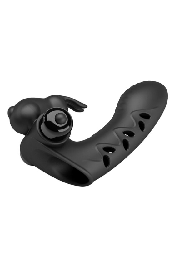 PRETTY LOVE - VANCE BLACK RABBIT VIBRATOR FINGER COVER