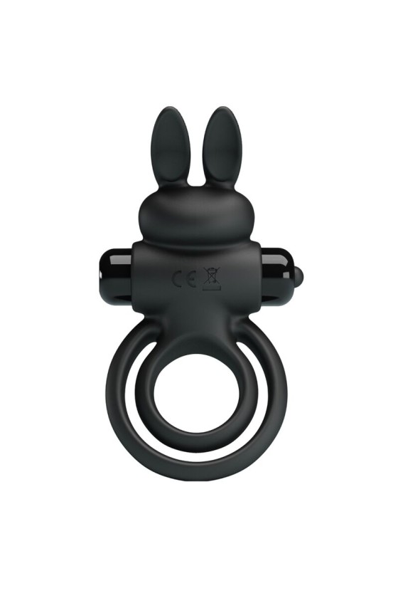 PRETTY LOVE - ANELLO VIBRATOR III RABBIT PER PENE NERO