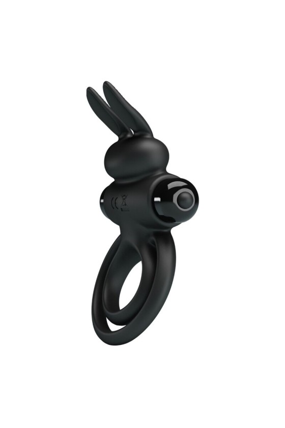 PRETTY LOVE - ANELLO VIBRATOR III RABBIT PER PENE NERO