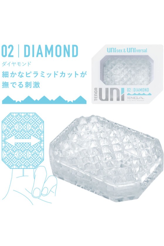 TENGA - DÉ  DÉS MASTURBATEUR UNI DIAMANT