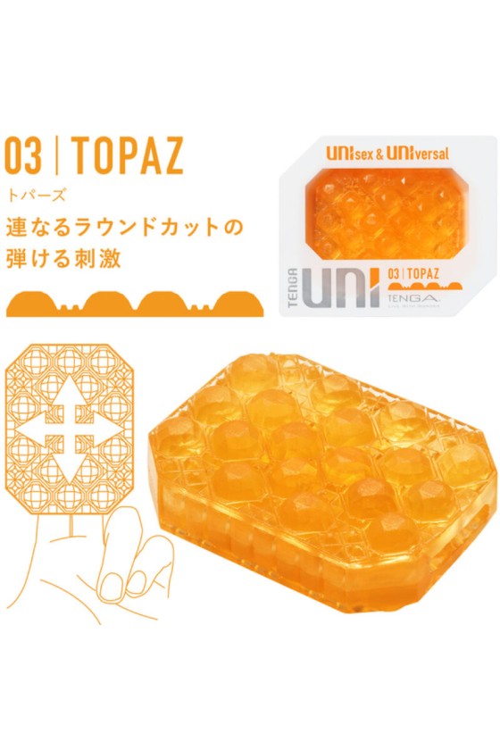 TENGA - UNI TOPAZ MASTURBATOR-Fingerhut