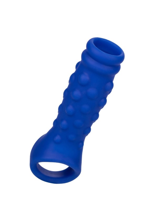 ADMIRAL - BEADED PENIS COVER LIQUID SILICONE BLUE