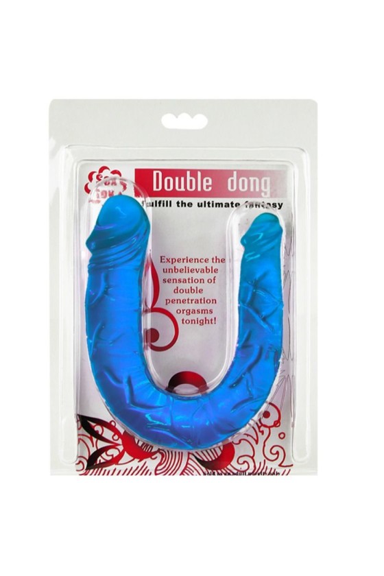 BAILE - DOBLE DONG DOBLE DILDO AZUL