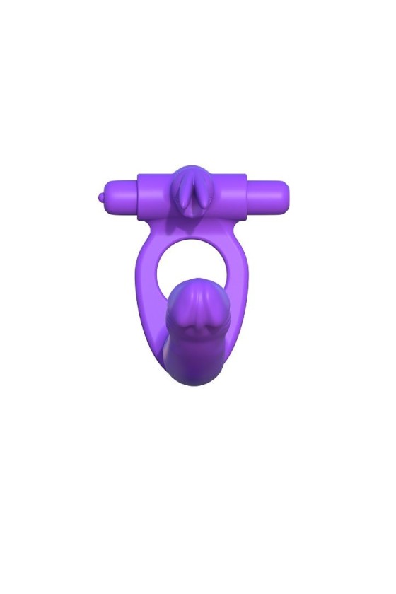 FANTASY C-RINGZ - SILICONE DOPPIO VIBRATORE CONIGLIO