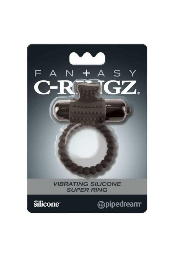 FANTASY C-RINGZ - ANELLO VIBRANTE IN SILICONE NERO