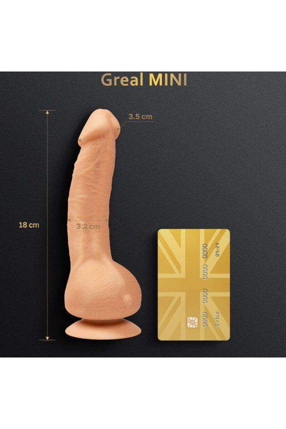 G-VIBE - GREAL MINI DILDO VIBRATORE IN SILICONE NATURALE