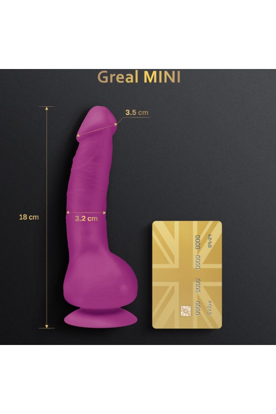 G-VIBE - GREAL MINI FUCHSIA SILICONE VIBRATOR DILDO