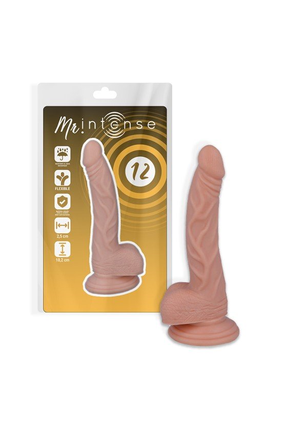 MR INTENSE - 12 REALISTIC COCK 18.2 -O- 2.5CM