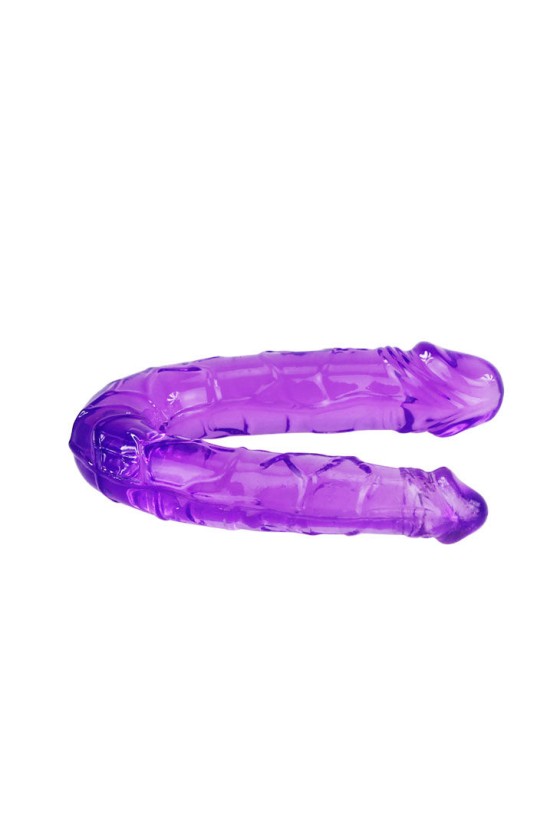 BAILE - DOPPELDILDO IN FLIEDER FLEXIBLER GELEE