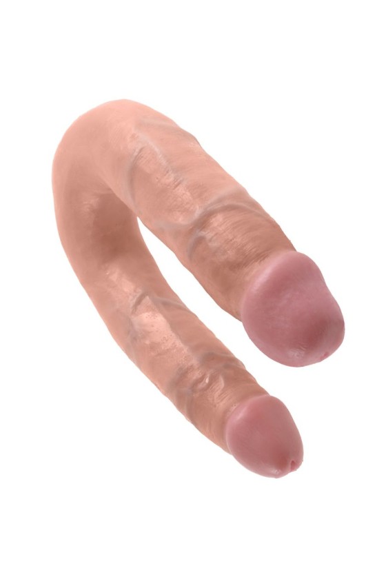 KING COCK - GODE DOUBLE PÉNÉTRATION 13.9 CM NATUREL