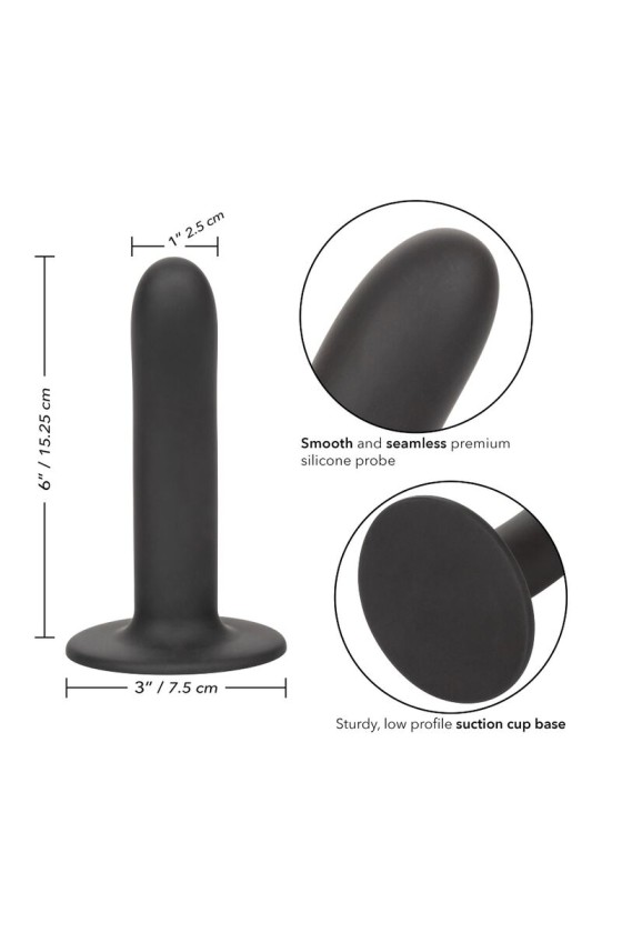 CALIFORNIA EXOTICS - BOUNDLESS DILDO 15.25 CM COMPATIBLE HARNAIS LISSE