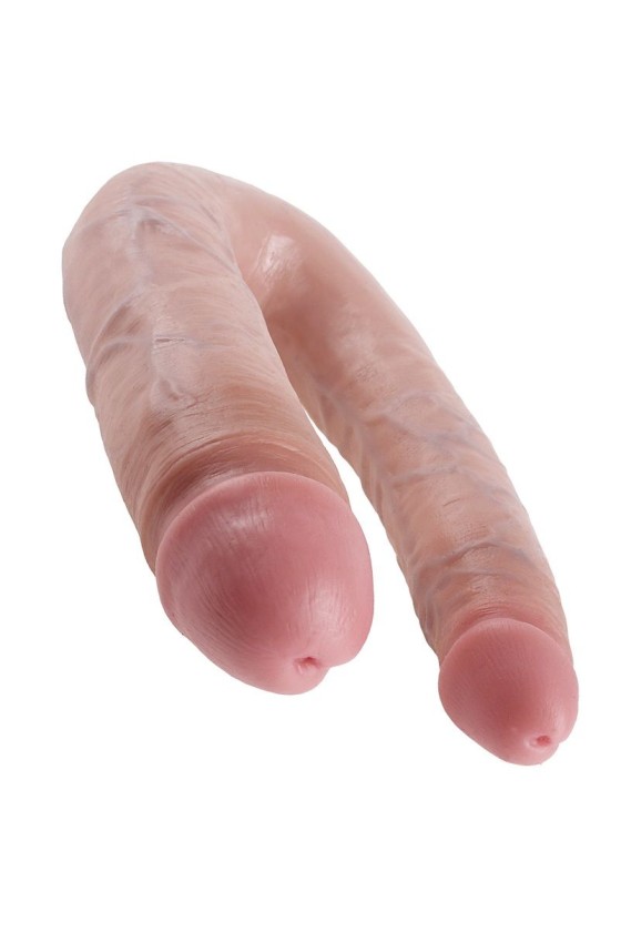 KING COCK - FORMA DE U GRANDE DOBLE PROBLEMA CARNE 17,8 CM