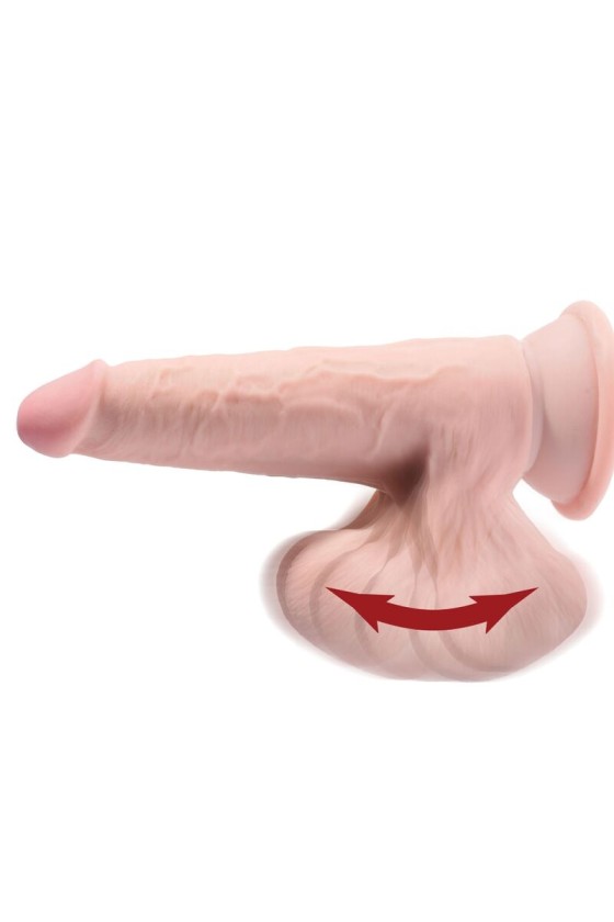 KING COCK - BALLES GODE 3D PLUS 24.5 CM PEAU CLAIRE