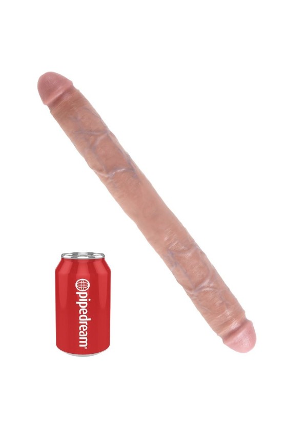 KING COCK - DILDO DOBLE GRUESO CARNE 40.6 CM