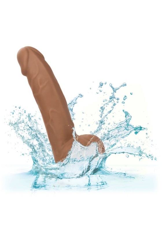 CALIFORNIA EXOTICS - CLOUS EN SILICONE 15.24 CM MARRON