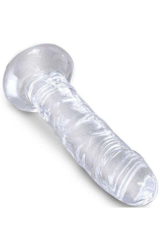 KING COCK - CLEAR PENE REALISTICO 15.5 CM TRASPARENTE