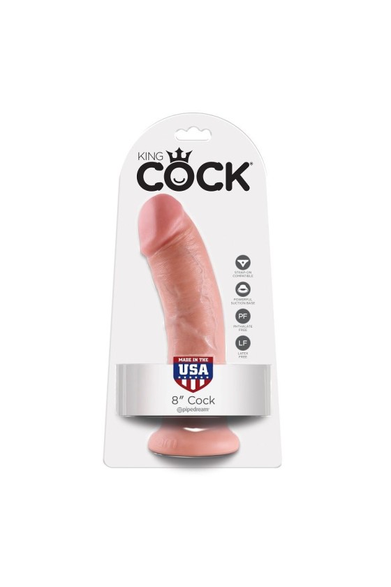 KING COCK - 8 DILDO CARNE 20.3 CM