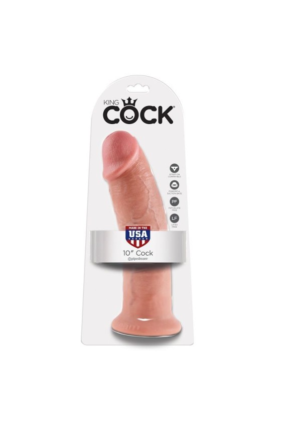 KING COCK - 10 DILDO FLESH 25.4 CM