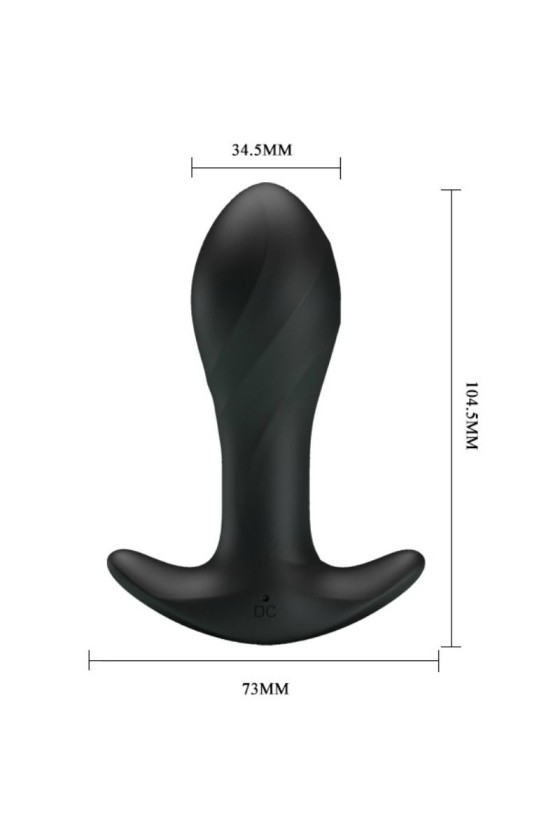 PRETTY LOVE - BLACK ANAL VIBRATOR