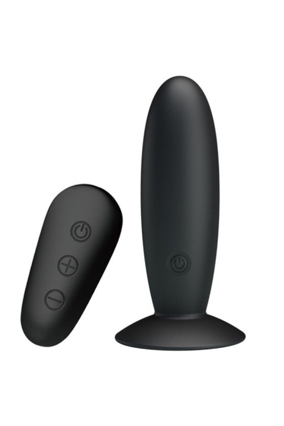 MR PLAY - PLUG ANAL AVEC TÉLÉCOMMANDE VIBRATION NOIRE