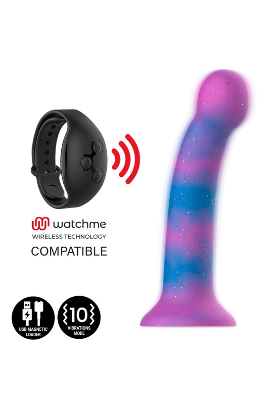 MYTHOLOGY - DION GALACTIC DILDO S - VIBRATEUR WATCHME TECHNOLOGIE SANS FIL COMPATIBLE