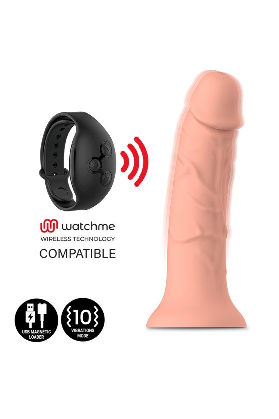 MYTHOLOGY - ASHER ORIGINAL DILDO S - VIBRATEUR COMPATIBLE AVEC LA TECHNOLOGIE SANS FIL WATCHME