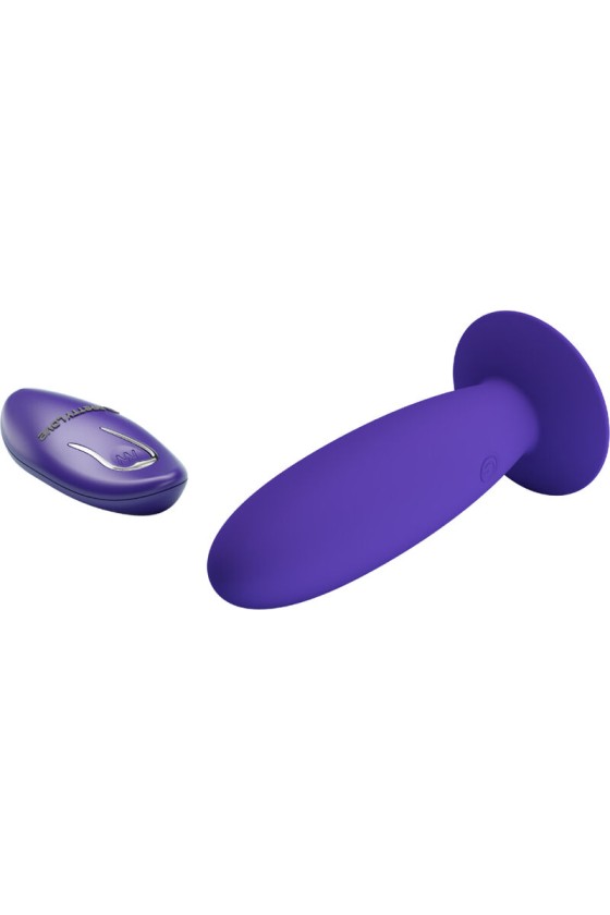 PRETTY LOVE - YOUTH PLUG ANAL VIBRATOR REMOTE CONTROL VIOLET