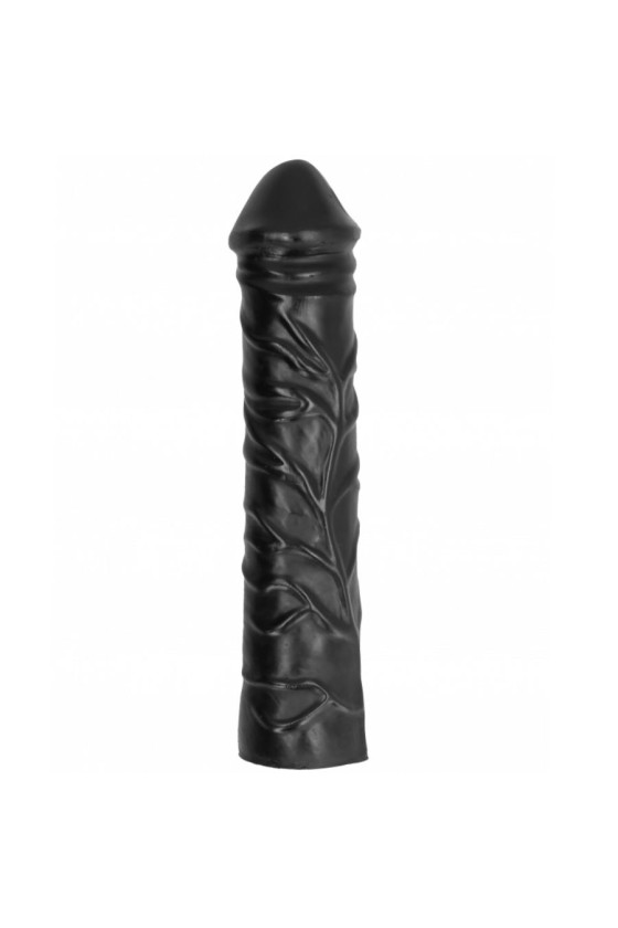 ALL BLACK - DILDO GIGANTE CON PUGNO MORBIDO 32 CM