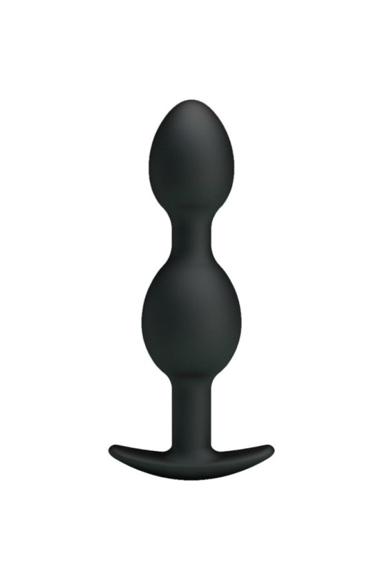 PRETTY LOVE - SILICONE ANAL BALLS 12.5 CM BLACK