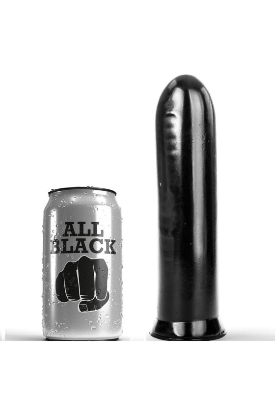 TODO NEGRO - DILDO NEGRO 19 CM