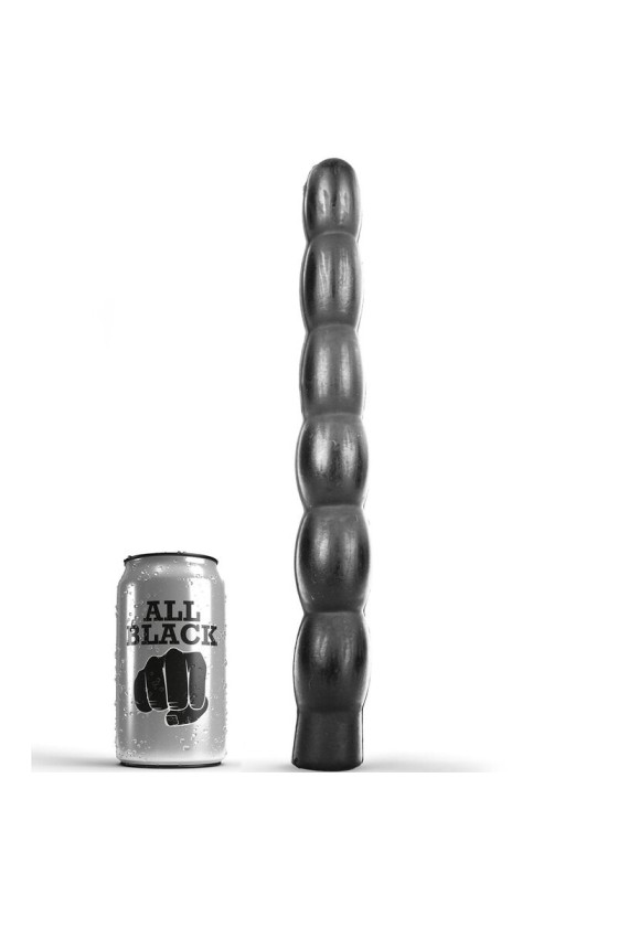 ALL BLACK - DILDO ANALE 32 CM