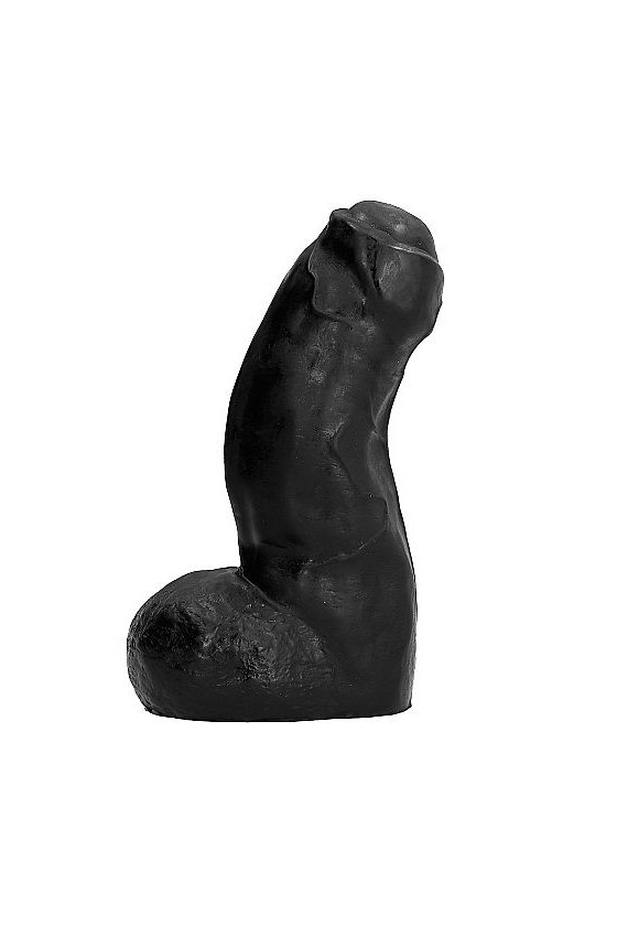 ALL BLACK - DONG NERO REALISTICO 17 CM