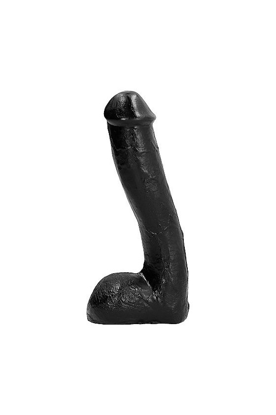 ALL BLACK - PENE ANALE REALISTICO 23 CM