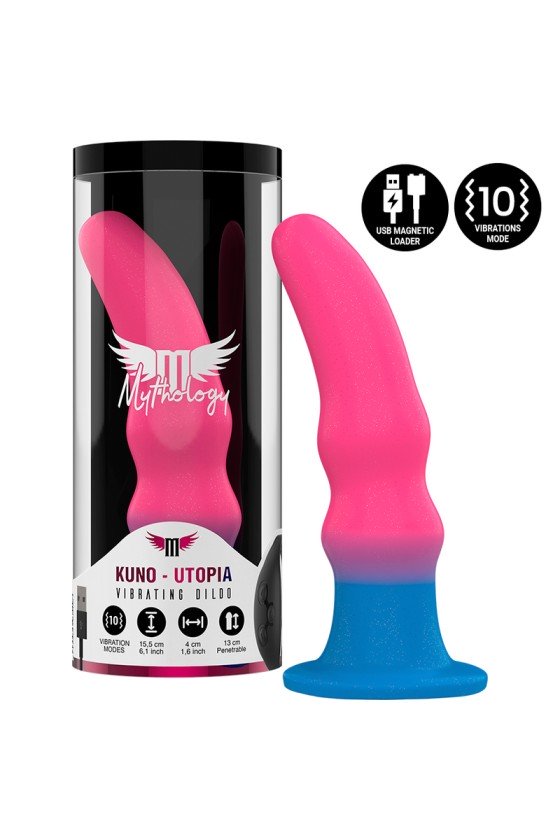 MITOLOGÍA - KUNO UTOPIA DILDO M - VIBRADOR COMPATIBLE CON TECNOLOGÍA INALÁMBRICA WATCHME