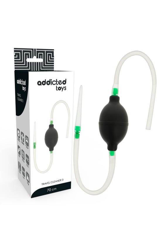 ADDICTED TOYS - SET DE ENEMA NEGRO