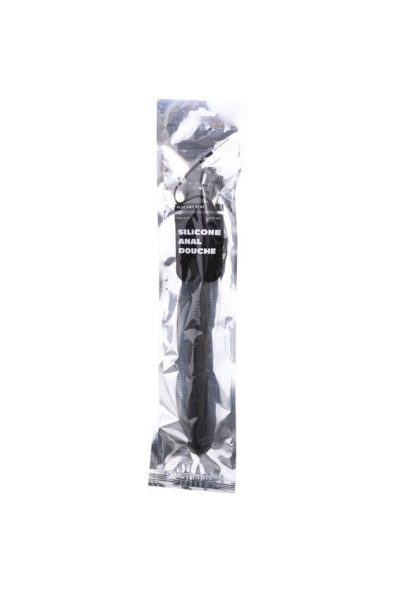 ALL BLACK - DOUCHE ANAL SILICONE 27 CM