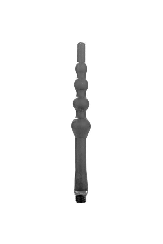 ALL BLACK - DOUCHE ANAL EN PERLES SILICONE 27 CM