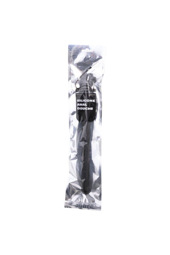 ALL BLACK - MEGA RIPPLE SHOWER ANAL SILIKON 28,5 CM