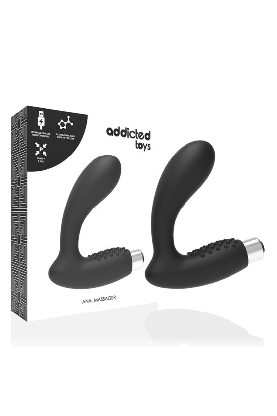 ADDICTED TOYS - VIBRATORE PROSTATICO RICARICABILE MODELLO 5 - NERO