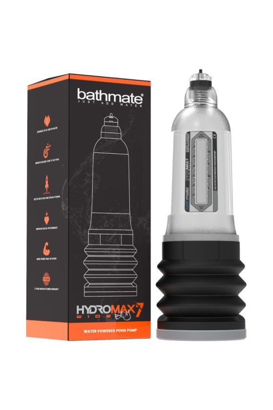 BATHMATE - HYDROMAX 7 WIDE BOY X30 TRANSPARENT