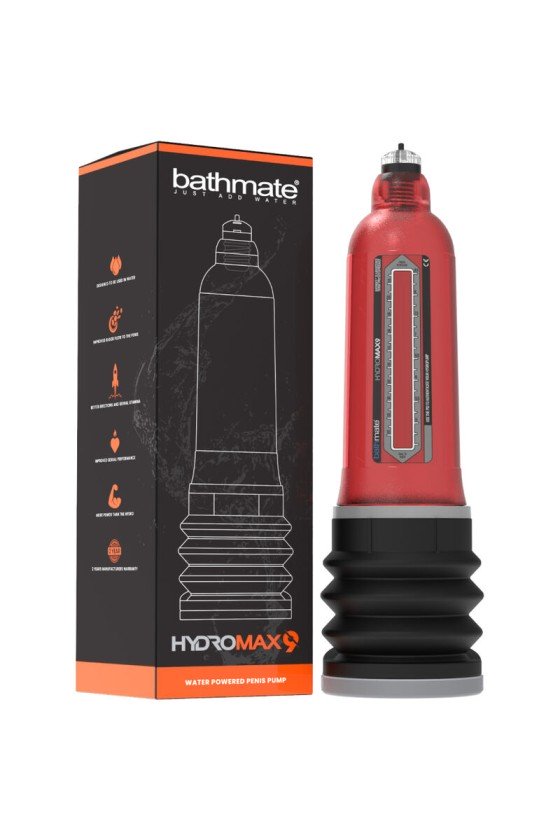 BATHMATE - BOMBA DE AUMENTO DO PÊNIS HYDROMAX 9 VERMELHA