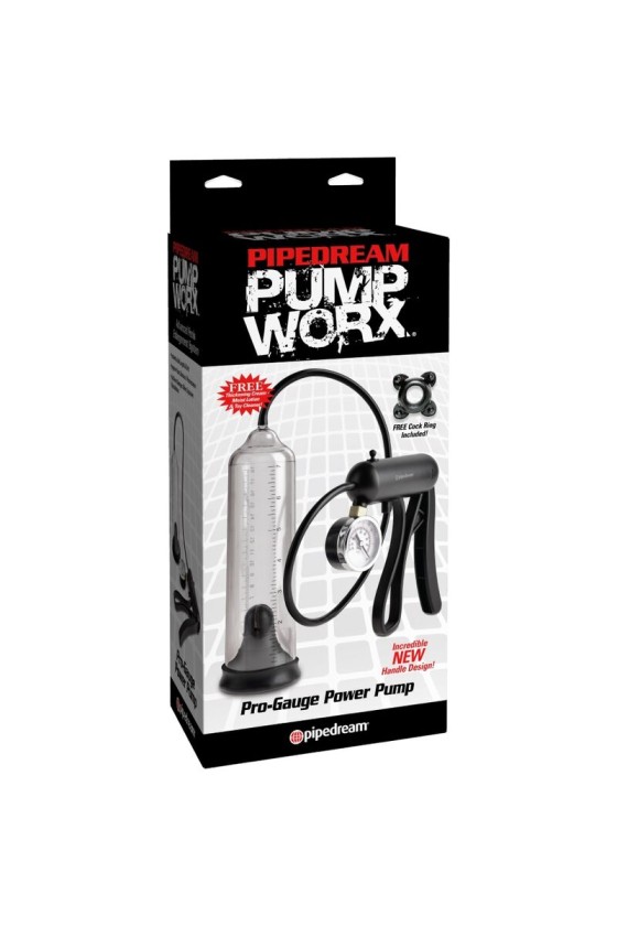 PUMP WORX - BOMBA DE POTENCIA PRO-GAUGE TRANSPARENTE