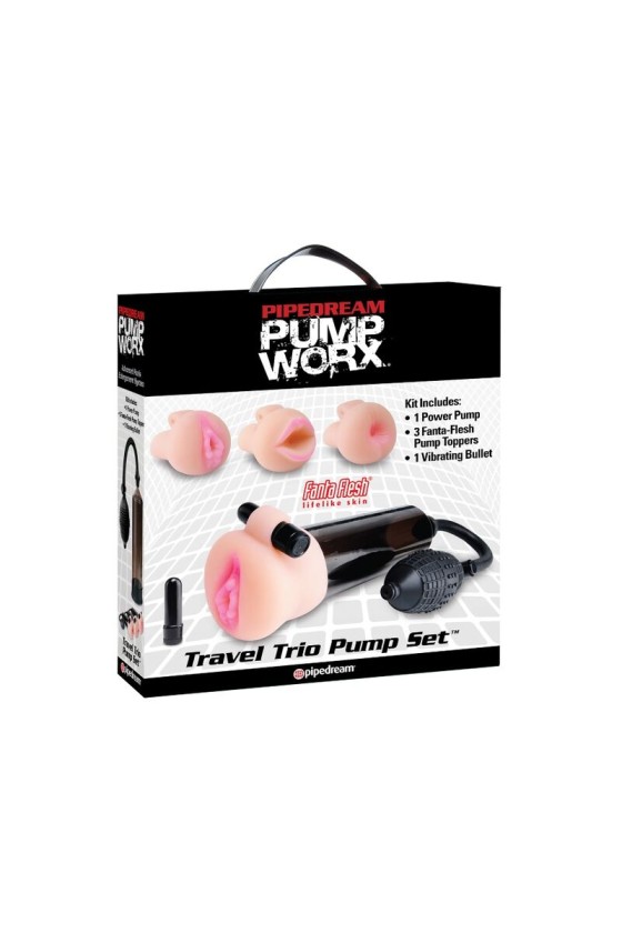 PUMP WORX TRAVEL TRIO PUMP SET