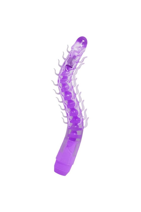 BAILE - DILDO VIBRANTE FLESSIBILE SENSUAL SPINE FLEXI VIBE LILLA 23.5 CM