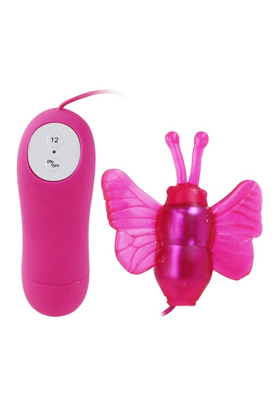 BAILE - VIBRADOR ESTIMULADOR DE BORBOLETA SECRETO BONITO 12V