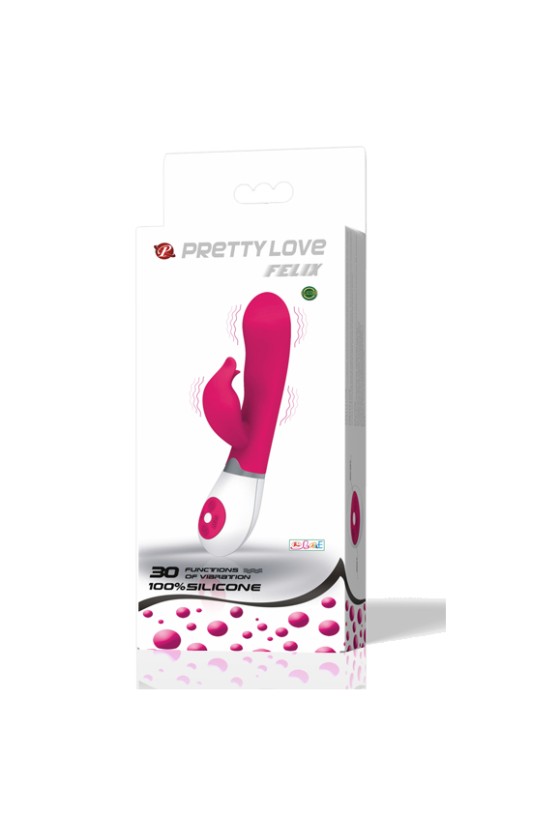 BONITO AMOR - VIBRADOR DE FLIRTAÇÃO COM ESTIMULADOR FELIX