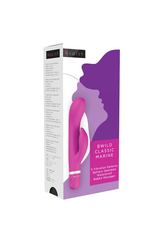 B SWISH – BWILD CLASSIC MARINE RABBIT VIBRATOR CERISE