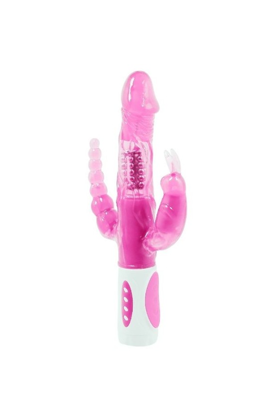 BAILE - ROTADOR VIBRADOR TRIPLE PRETTY BUNNY