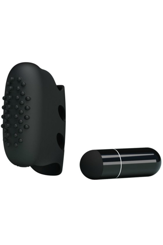 PRETTY LOVE - FLIRTATION STEWARD BLACK VIBRATION THIMBLE